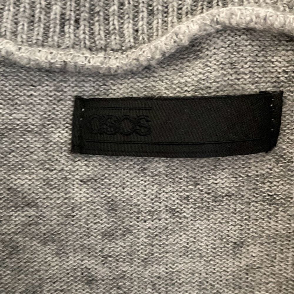 Men’s ASOS Mock Neck Sweatshirt Gray size Small - Picture 2 of 4